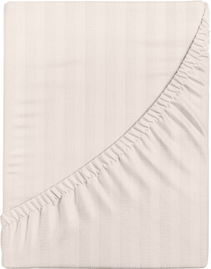 Простыня на резинке «Stripe Antique White»