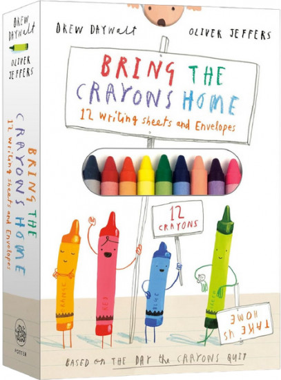 Bring the Crayons Home. A Box of Crayons, Letter-Writing Paper, and Envelopes