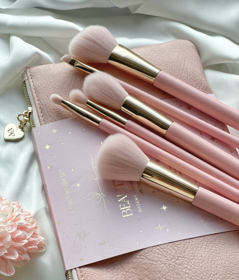 Набор кистей для макияжа «Pink Set»