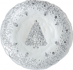 Тарелка акцентная «Celebration White»