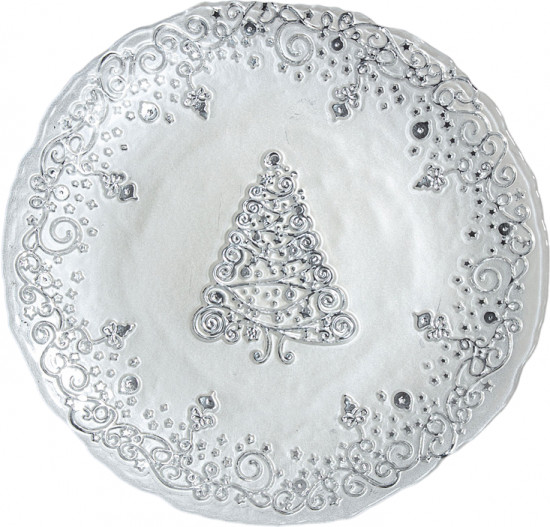 Тарелка акцентная «Celebration White»