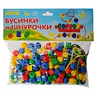 Развивающая игра "Бусинки и шнурочки"