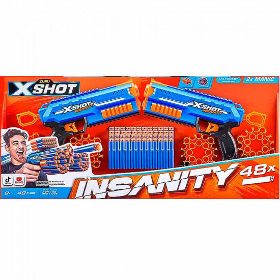 Игровой набор «X-Shot Insanity Мэник Дуо»