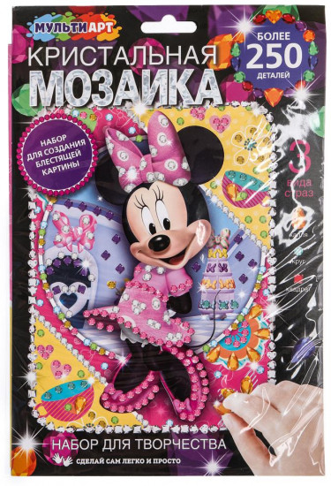 Кристальная мозаика «Милая мышка»