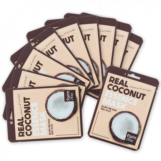 Набор масок для лица «Real Coconut Essence Mask»