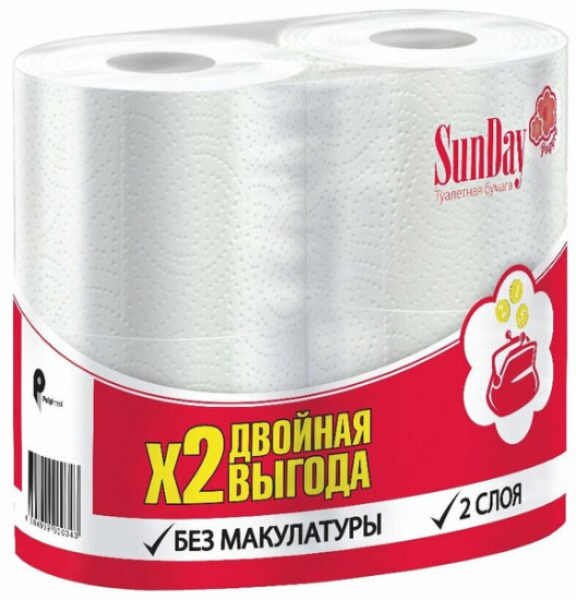 Туалетная бумага «SunDay»