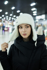 Шапка-ушанка женская