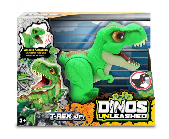 Игрушка со звуковыми эффектами и электромеханизмами «Dinos Unleashed. Динозавр Т-рекс»