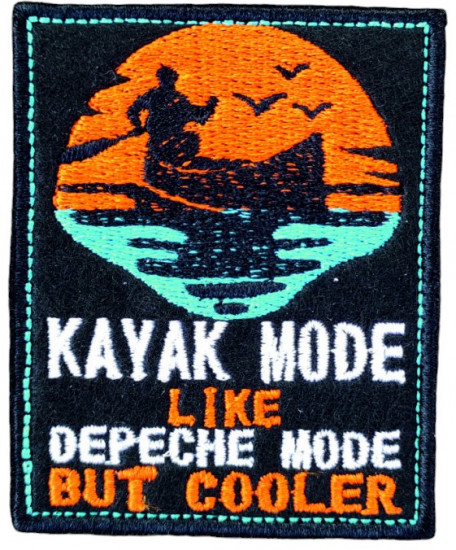 Шеврон «Kayak Mode, like Depeche Mode, but cooler»