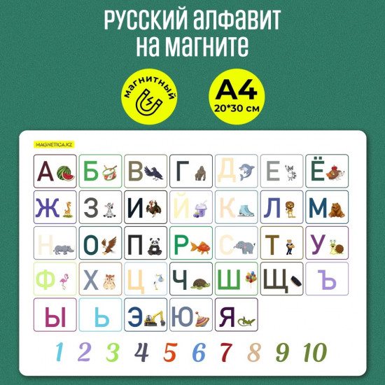 Алфавит магнитный