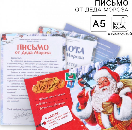 Письмо от Деда Мороза «Новый год. Волшебная доставка»