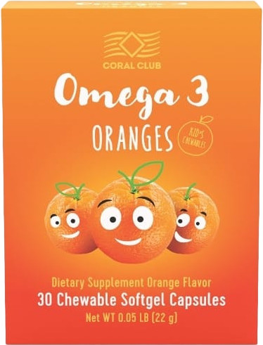 Каспулы «Омега 3 Oranges»