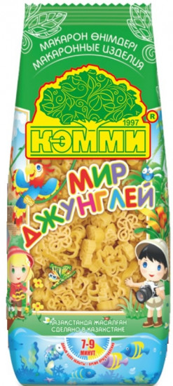 Макароны детские «Мир Джунглей»