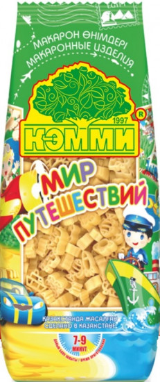 Макароны детские «Мир Путешествий»