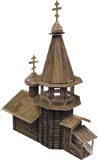 Сборная модель из картона "Деревянная церковь" | Умная бумага