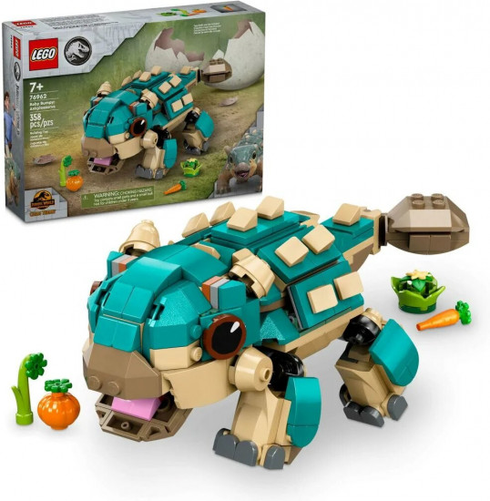 Конструктор LEGO® 76962 Малышка Бампи: анкилозавр
