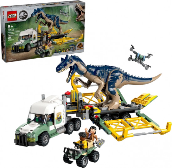 Конструктор LEGO® 76966 Истории динозавров: перевозка аллозавра