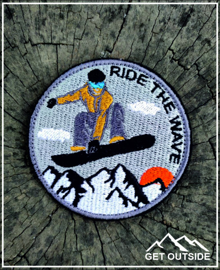 Шеврон «Ride The Wave. На гребне волны!»
