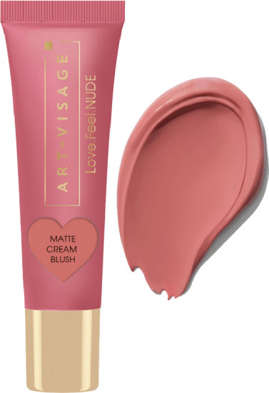 Румяна матовые кремовые «Matte cream blush», оттенок 432 Светло-розовый