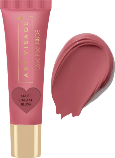 Румяна матовые кремовые «Matte cream blush», оттенок 433 Ягодный