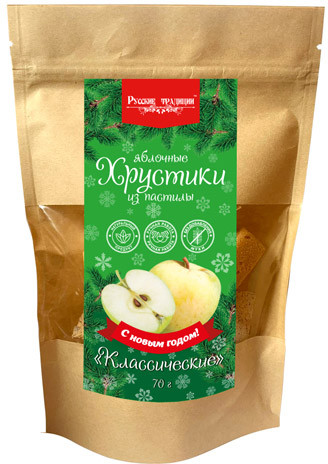 Хрустики яблочные из пастилы «Классические»