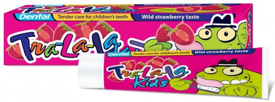 Зубная паста детская «Dental kids tra-la-la strawberry»