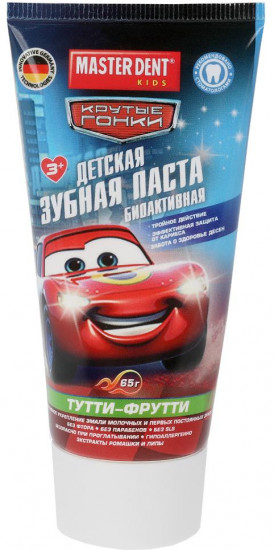 Паста зубная детская «Крутые гонки. Тутти-фрутти»
