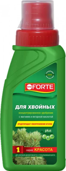 Жидкое минеральное удобрение для хвойных