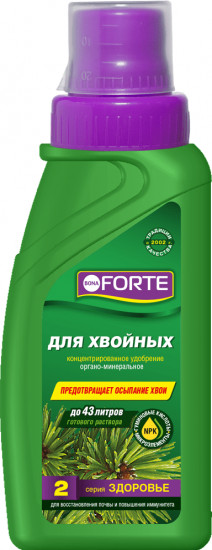 Жидкое минеральное удобрение для хвойных растений