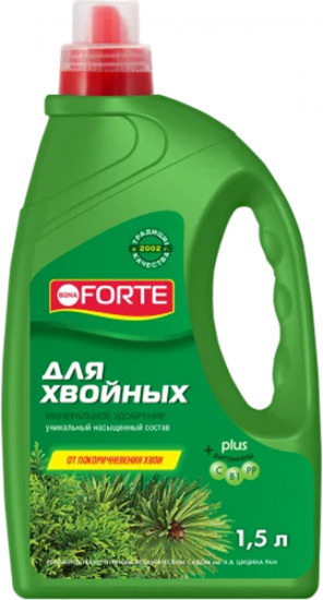 Жидкое минеральное удобрение для хвойных