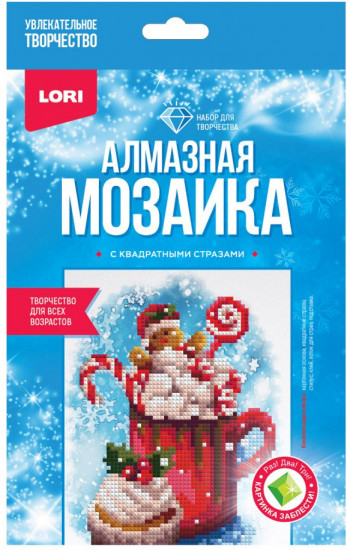 Мозаика алмазная для детей «Сладости»