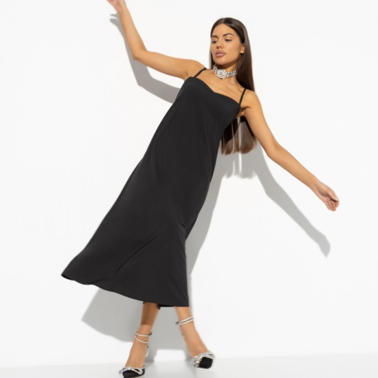 Платье женское На тонких бретелях Сильное влияние