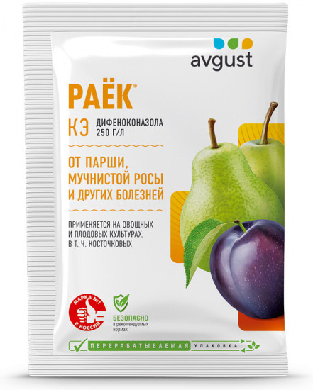 Препарат от болезней на плодовых культурах «Раёк»