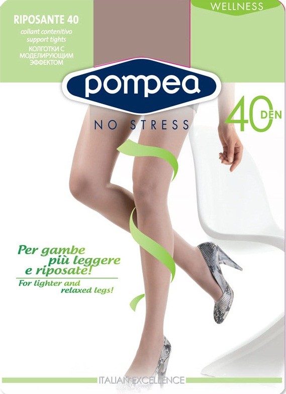 Колготки с шортиками "Riposante" (nature, 40 DEN) | Pompea