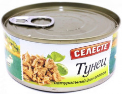 Тунец натуральный для салатов