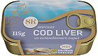 Печень трески натуральная морская из охлажденного сырья Cod Liver