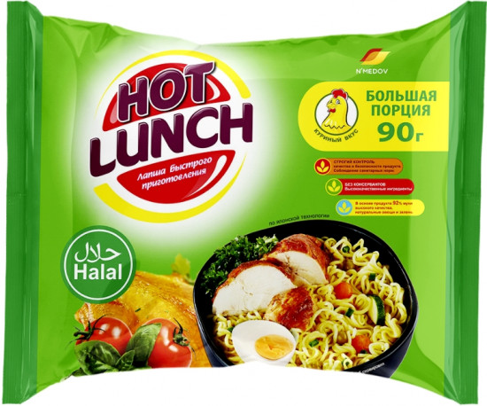 Лапша быстрого приготовления со вкусом курицы
