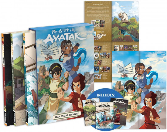 Avatar. The Last Airbender. Team Avatar Treasury Boxed Set