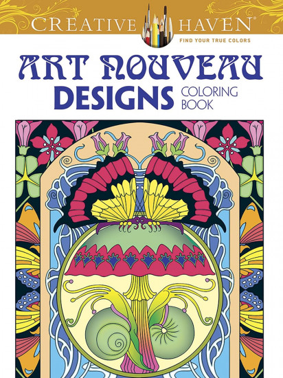 Creative Haven Art Nouveau Designs Collection Coloring Book