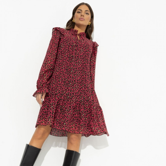 Платье женское с воланами «Тонкий комплимент, new»