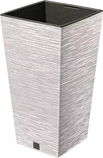 Горшок с внутренней вставкой «Square Eco Wood»