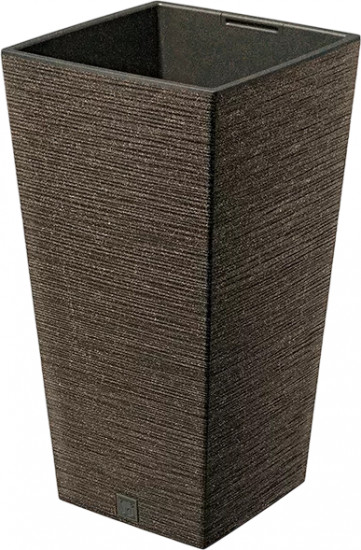 Горшок с внутренней вставкой «Square Eco Wood»