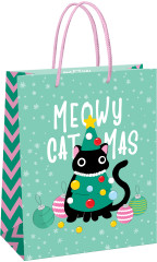 Пакет подарочный «Meowy Christmas»