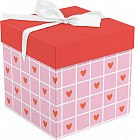 Коробка складная подарочная «Hearts»