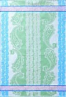 Полотенце гладкотканое пестротканое "Paisley" (Cleanelly, 50х70)