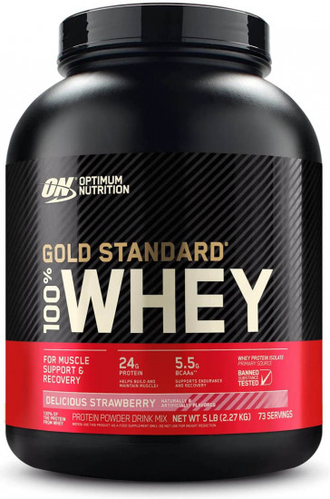 Протеин сывороточный 100% Whey «Клубника. Delicious Strawberry»