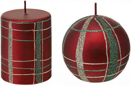 Набор декоративных свечей «Festive classics»