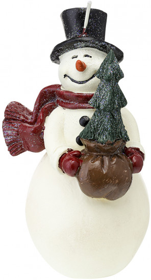 Свеча декоративная «Festive snowman»