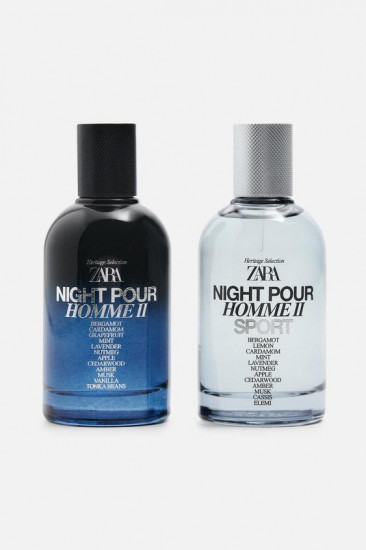 Набор парфюмированной воды «Night Pour Homme II + Night Pour Homme II Sport»