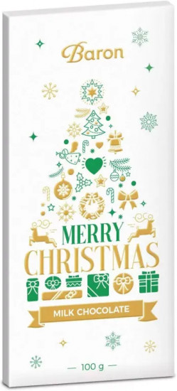 Шоколад молочный «Merry christmas»